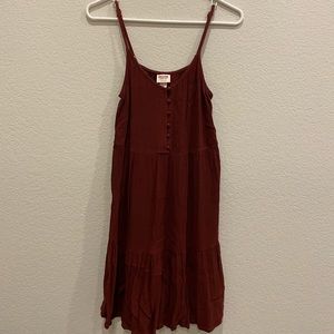 Mossimo Red Sleeveless Tank Dress Medium